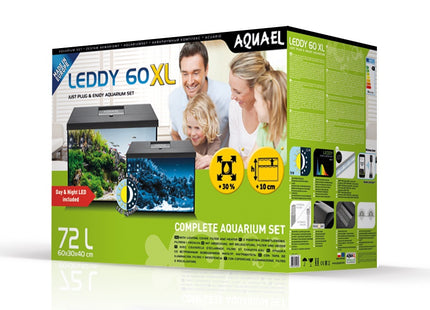 Aquael - Leddy Aquarium-Set Day&Night 2.0, schwarz