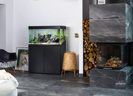 Aquael Aquarium Set Opti Set Schwarz 20 - Perfektes Zuhause für Ihre Fische