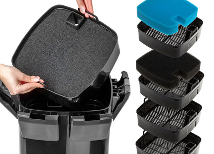 Aquael Filter Hypermax 4500 BT, 4500 l/h - leistungsstarker Filter für Aquarien mit einer Durchflussmenge von 4500 Litern pro Stunde