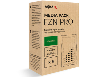 Aquael Versamax Media Pack FZN Pro Phosmax, 3 Stück - hochwertige Filtermedien für kristallklares Wasser in Ihrem Aquarium