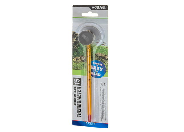 Zuverlässiges gelbes Aquael Thermometer für Aquarien