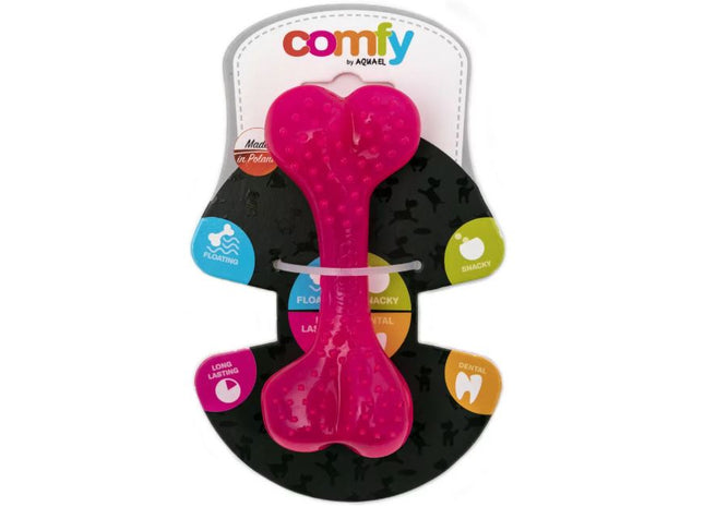 Aquael Comfy Toy Dental Bone - Mint Pink, für gesunde Zähne und frischen Atem