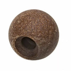 Aquael Ecomfy Toy Woody Dog Ball, 6.5 cm - hochwertiger Hundeball aus Holzoptik