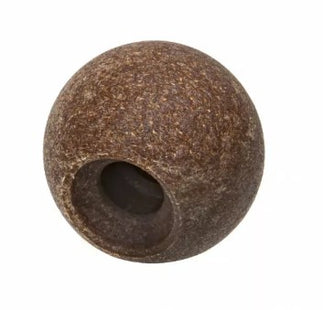 Aquael Ecomfy Toy Woody Dog Ball, 6.5 cm - hochwertiger Hundeball aus Holzoptik