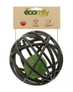 Aquael Ecomfy Toy Suprise Ball Eco Catnip, 7.5 cm - Spielzeug für Katzen mit Katzenminze, umweltfreundlich und nachhaltig hergestellt