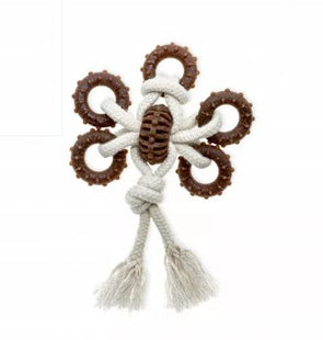 Aquael Comfy Toy Dental Toother Eco Woody 20 cm - hochwertiges Hundespielzeug aus umweltfreundlichem Material