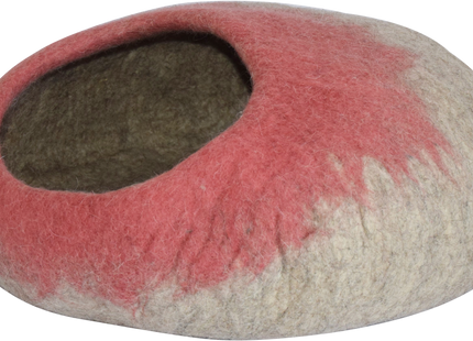 Handgefertigte Naturrosa Ombre DDKC-Höhle für entspannte Momente