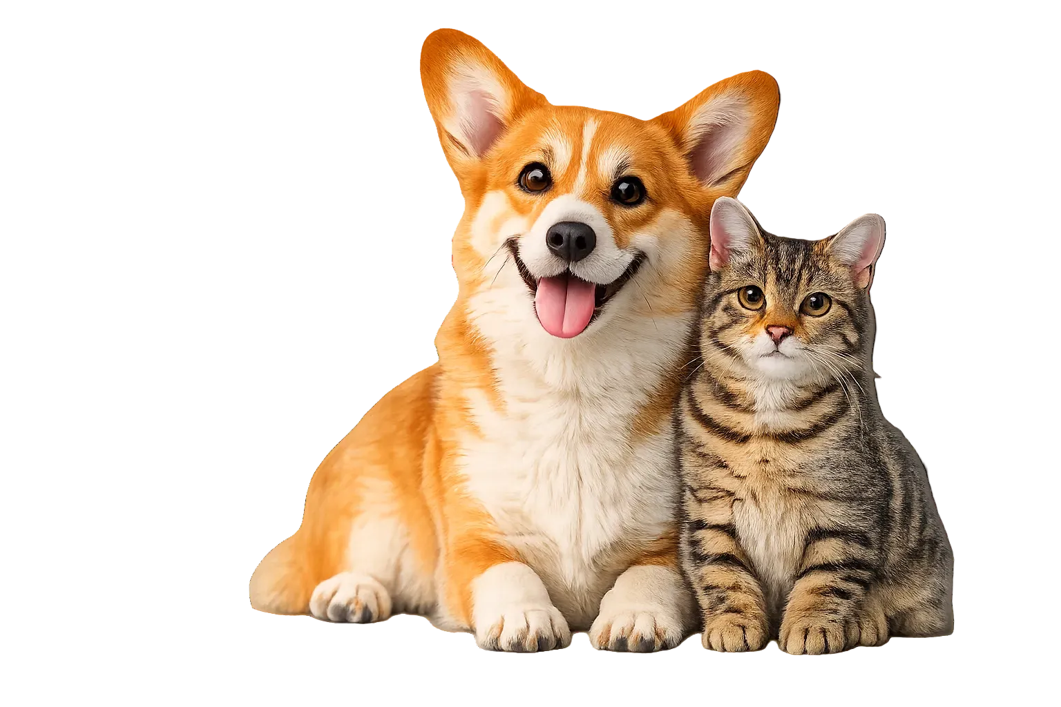 Hund und Katze bei Purrfect Pets