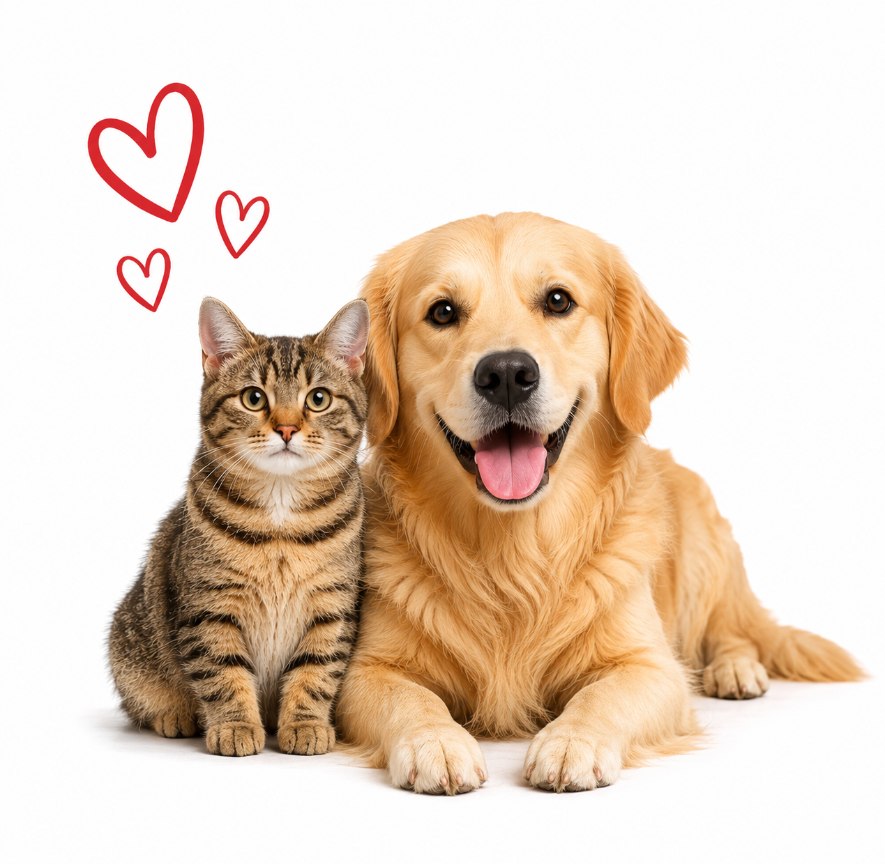 Hund und Katze bei Purrfect Pets