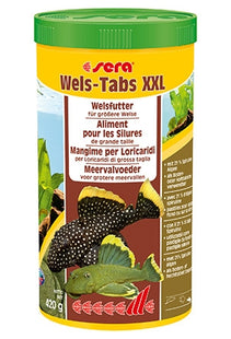 Sera Wels-Tabs XXL, Nature - hochwertiges Fischfutter für Welse und andere Bodenfische