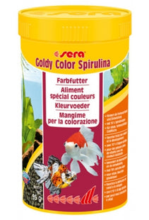Sera Goldy Color Spirulina Fischfutter in natürlicher Farbe