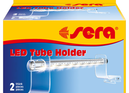 Sera LED Tube Holder Clear 2 Stk. - Halterung für LED-Röhren, transparent, Set mit 2 Stück