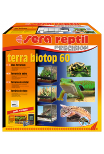 Sera Reptil Terra Biotop 60 - Hochwertiges Terrarium für Reptilien und Amphibien