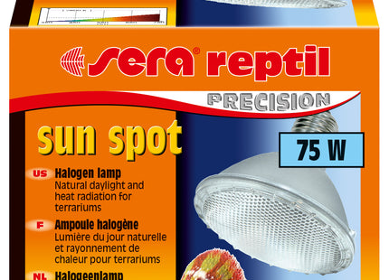 Sera Reptil Sun Spot 75 W für die optimale Beleuchtung von Reptilienterrarien