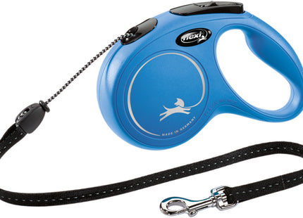 Trixie Flexi New CLASSIC - blaue Seil-Leine Grösse S