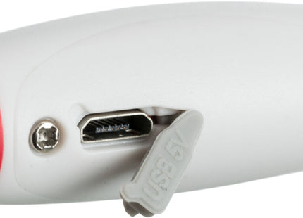 Roter USB-LED-Leuchtring für Hunde von Trixie