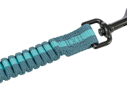 Joggingleine für Hunde, 1,33-1,80m lang, 20mm breit, in Petrol/Aqua-Farben
