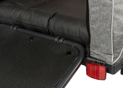 Praktischer Fahrradanhänger von Trixie in Grau für entspannte Ausflüge mit Ihrem Vierbeiner