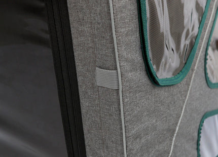 Praktischer Fahrradanhänger von Trixie in Grau für entspannte Ausflüge mit Ihrem Vierbeiner