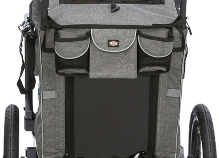 Umbausatz für Fahrradanhänger von Trixie in Grau - für sportliche Ausflüge mit Ihrem Vierbeiner