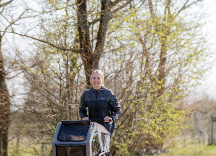 Umbausatz für Fahrradanhänger von Trixie in Grau - für sportliche Ausflüge mit Ihrem Vierbeiner