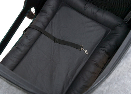 Praktischer Fahrradanhänger von Trixie in Grau für entspannte Ausflüge mit Ihrem Vierbeiner