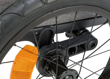 Praktischer Fahrradanhänger von Trixie in Grau für entspannte Ausflüge mit Ihrem Vierbeiner