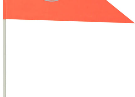 Schwarzer und roter Fahrradanhänger von Trixie für Haustiere