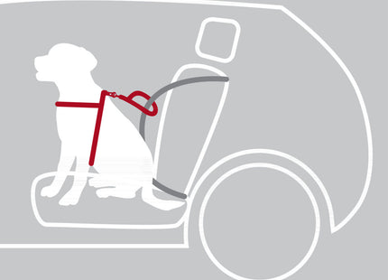 Sicherheitsgeschirr für Hunde in Schwarz von Trixie