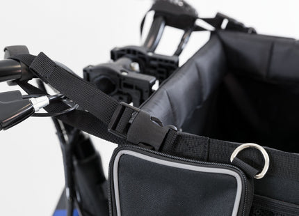 Fahrrad-Frontbox von Trixie in Schwarzgrau für unterwegs