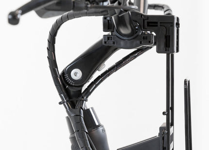 Fahrrad-Frontbox von Trixie in Schwarzgrau für unterwegs