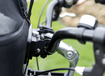 Schwarzer Fahrradkorb von Trixie für die Vorderseite deines Fahrrads