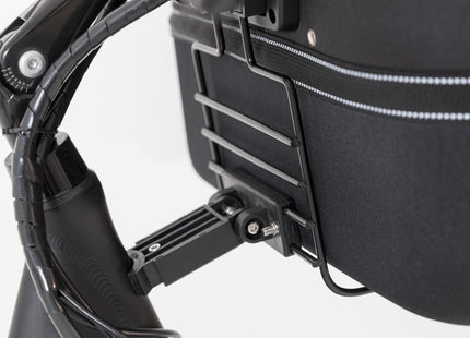 Schwarzer Fahrradkorb von Trixie für die Vorderseite deines Fahrrads