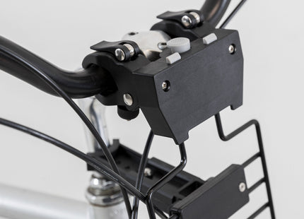 Schwarzer Fahrradkorb von Trixie für die Vorderseite deines Fahrrads