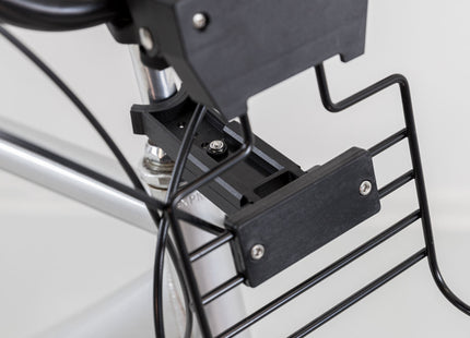 Schwarzer Fahrradkorb von Trixie für die Vorderseite deines Fahrrads