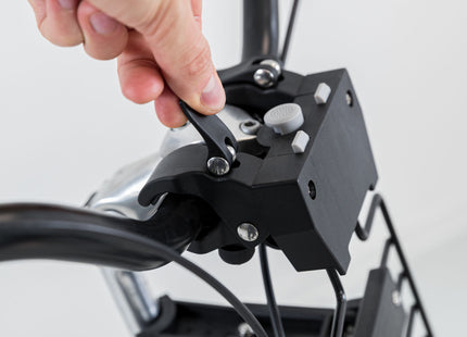 Schwarzer Fahrradkorb von Trixie für die Vorderseite deines Fahrrads