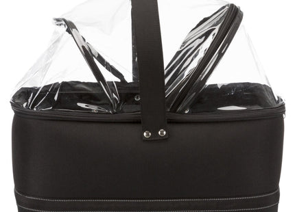 Schwarzer Fahrradkorb von Trixie für die Vorderseite deines Fahrrads