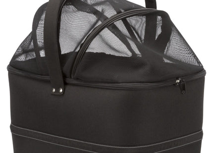 Schwarzer Fahrradkorb von Trixie für die Vorderseite deines Fahrrads