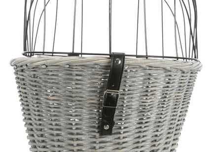 Fahrradkorb aus Weidemetall mit Gitter für Gepäckträger von Trixie