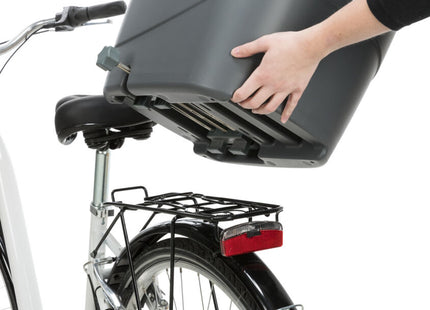 Trixie Fahrradkorb für Gepäckträger aus Kunststoff und Metall