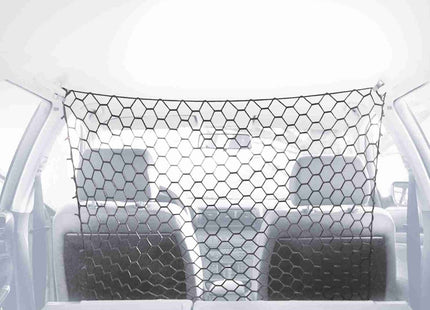 Sicherheitsnetz für Autositz - schwarz, 1x1m, Nylon