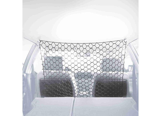 Sicherheitsnetz für Autositz - schwarz, 1x1m, Nylon