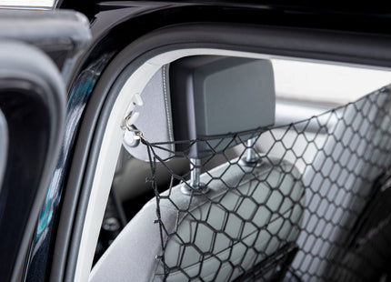 Sicherheitsnetz für Autositz - schwarz, 1x1m, Nylon