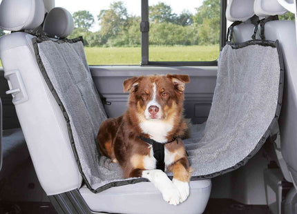 Schützende Auto-Schondecke in Grau-Schwarz von Trixie