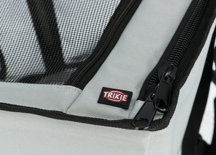 Bequemer Auto-Sitz für Haustiere in Grau-Schwarz