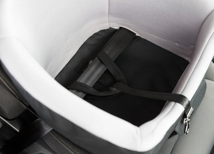 Bequemer Trixie Autositz in Schwarzgrau für unterwegs