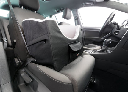 Bequemer Trixie Autositz in Schwarzgrau für unterwegs