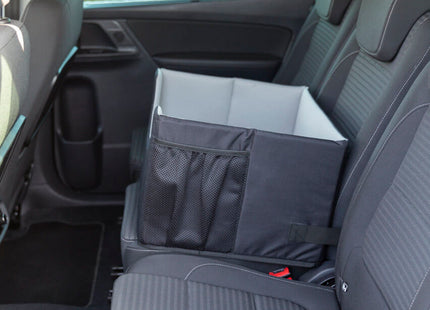 Bequemer Trixie Autositz in Schwarzgrau für unterwegs