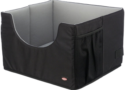 Bequemer Trixie Autositz in Schwarzgrau für unterwegs