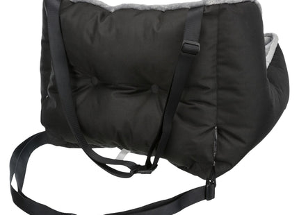 Bequemer Trixie Autositz in Schwarzgrau für unterwegs